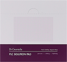 Увлажняющие пэды для лица - Dr. Ceuracle PLC Solution Pad — фото N1