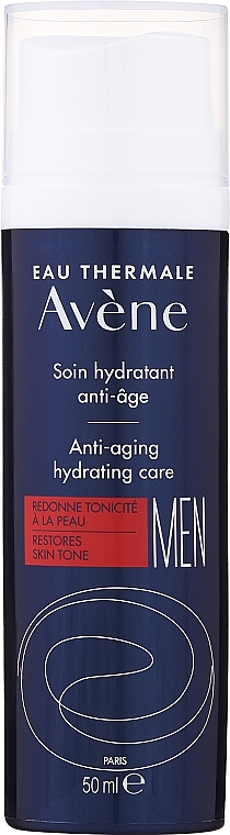 Гель-крем для обличчя - Avene Men Anti-aging Hydrating Care — фото N1