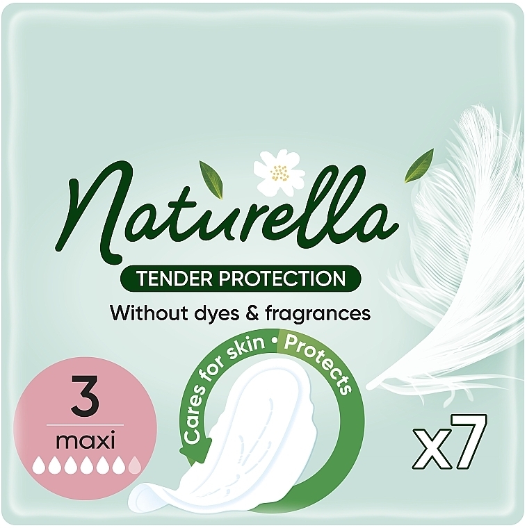 Гігієнічні прокладки, 7 шт. - Naturella Ultra White Duo Maxi