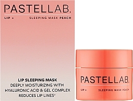 Нічна маска для губ "Персик" - Pastel Lab. Lip Sleeping Mask Peach — фото N2