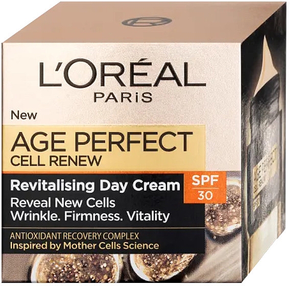 Восстанавливающий дневной крем для лица SPF30 - L'oreal Paris Age Perfect Revitalising Day Cream — фото N1