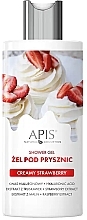 Гель для душу - APIS Professional Creamy Strawberry Shower Gel — фото N1