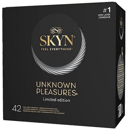 Набор презервативов - Unimil Skyn Feel Everything Unknown Pleasures+ Limited Edition (condom/42pcs) — фото N1