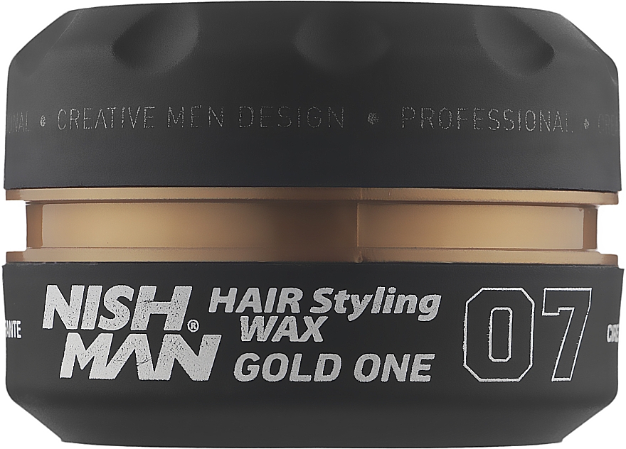 Воск для стилизации волос - Nishman Hair Wax 07 Gold One  — фото N1