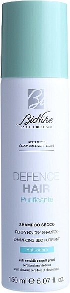 Сухий шампунь для волосся - BioNike Defense Hair Purfyng Dry Shampoo — фото N1