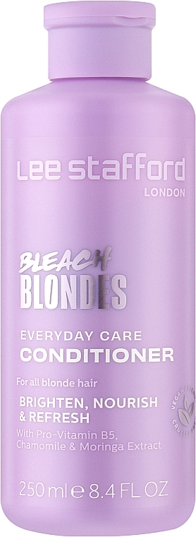 Ежедневный кондиционер для осветленных волос - Lee Stafford Bleach Blondes Everyday Care Conditioner — фото N1