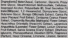 Пілінг-гель для обличчя з екстрактом муцину чорного равлика - Eshumi Black Snail Perfect Hydrator Peeling Gel — фото N3