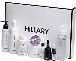 Парфумерія, косметика Набір для комплексного догляду за жирною та проблемною шкірою, 9 продуктів - Hillary Perfect 9