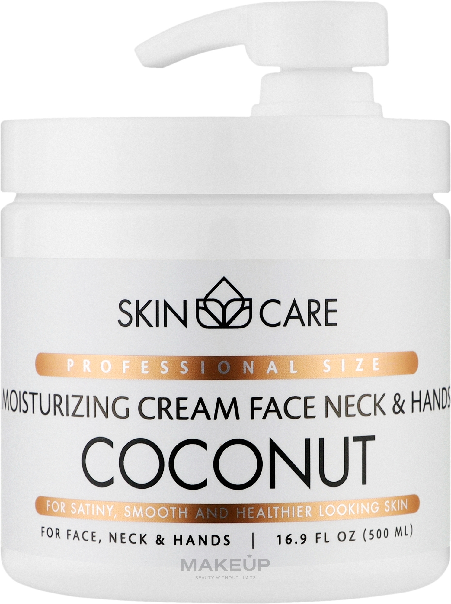 Увлажняющий и питательный крем с кокосом для лица, шеи и рук - Dead Sea Collection Skin Care Coconut Moisturizing & Nourishing Cream — фото 500ml