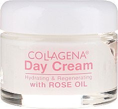 Глибокозволожувальний денний крем регенеруючий - Collagena Rose Natural Day Cream — фото N2