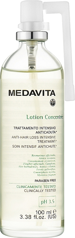 Спрей против выпадения волос - Medavita Lotion Concentree Anti-Hair Loss Spray — фото N1