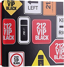 Carolina Herrera 212 Vip Black - Набор (edp/100ml + sh/gel/100ml) — фото N1