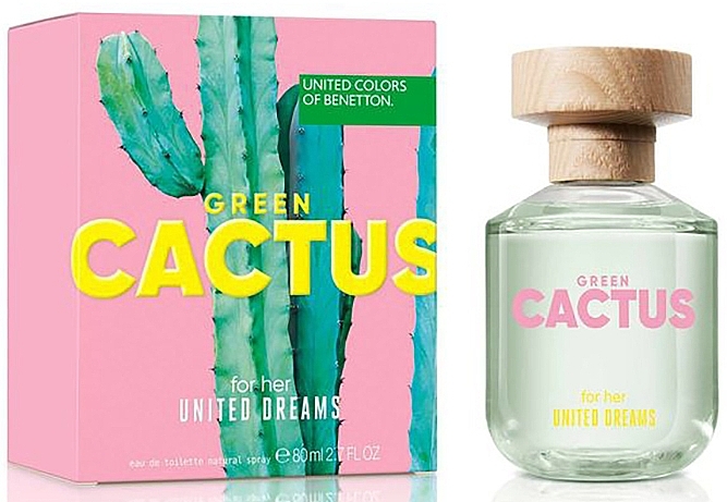 Benetton United Dreams Green Cactus - Туалетная вода — фото N2