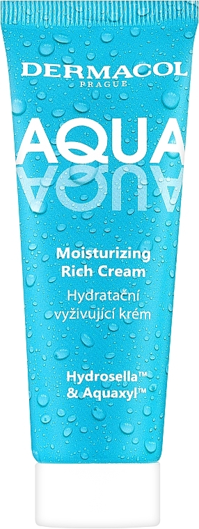 Зволожувальний крем для обличчя - Dermacol Aqua Aqua Moisturizing Rich Cream — фото N1