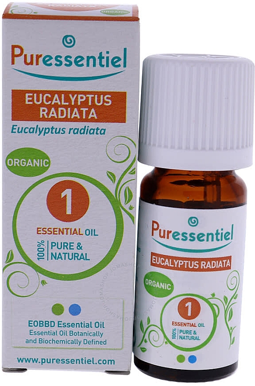 Органическое эфирное масло "Эвкалипт" - Puressentiel Organic Essential Oil Eucalyptus — фото N1