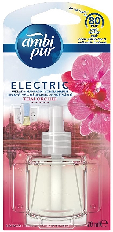 Освіжувач повітря "Тайська орхідея" - Ambi Pur Thai Orchid Electric Air Freshener Refill (змінний  блок) — фото N1
