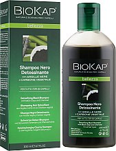 Шампунь "Детокс" с черной глиной и древесным углем - BiosLine BioKap Detoxifying Black Shampoo — фото N1