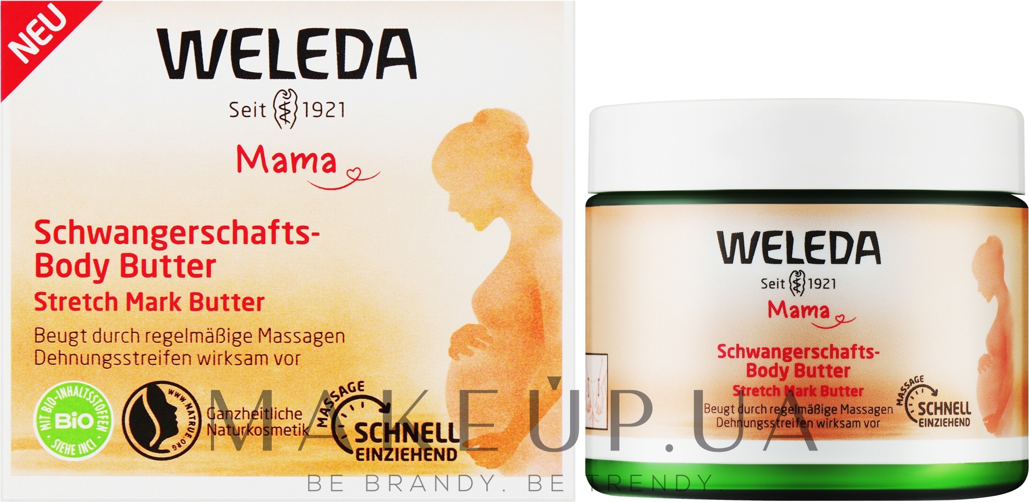 Баттер для профілактики розтяжок - Weleda Mama — фото 150ml