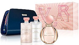 Духи, Парфюмерия, косметика Bvlgari Rose Goldea - Набор (edp/90ml + b/lot/75ml + sh/gel 75 ml + pouch)