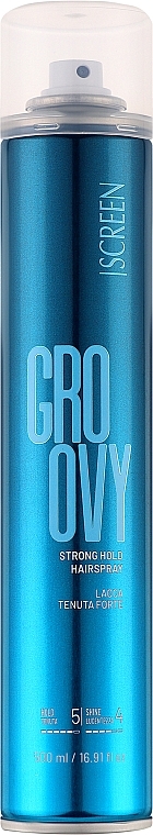 Лак для волосся сильної фіксації - Screen Groovy Strong Hold Hair Spray — фото N2