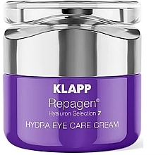 Парфумерія, косметика Гідрокрем для повік "Репаген Гіалурон Селекція 7" - Klapp Repagen Hyaluron Selection 7 Hydra Eye Care Cream