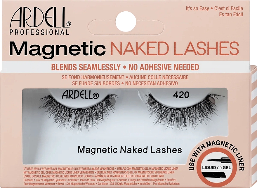 Накладні вії - Ardell Magnetic Naked Lashes 420 Black — фото N1