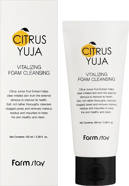 Пенка для умывания - FarmStay Citrus Yuja Vitalizing Foam Cleansing — фото N2