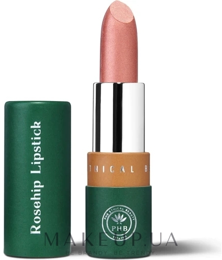 Помада для губ - PHB Ethical Beauty Organic Rosehip Satin Sheen Lipstick  — фото Blossom