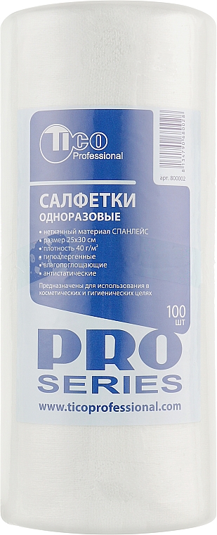 Одноразовые салфетки для маникюра и косметологии - Tico Professional — фото N1