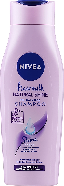 Шампунь-молочко для волос - NIVEA Hair Milk Natural Shine Ph-Balace Shampoo