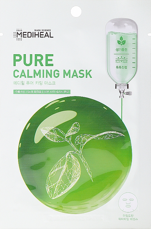 Тканевая маска для лица - Mediheal Pure Calming Mask — фото N1