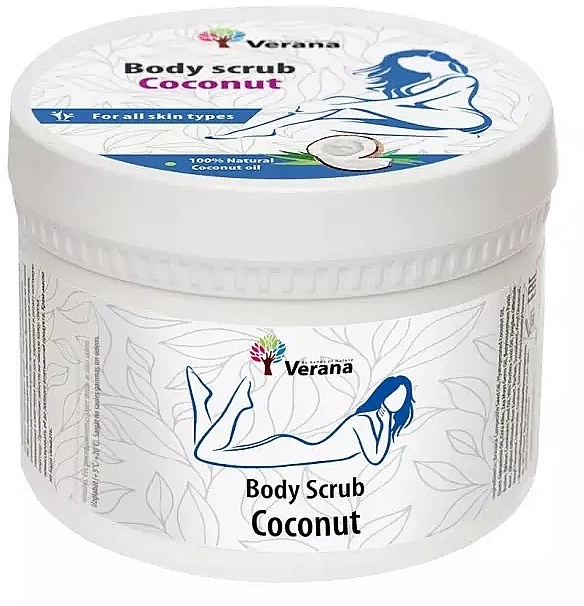 Скраб для тіла "Кокос" - Verana Body Scrub Coconut — фото N1