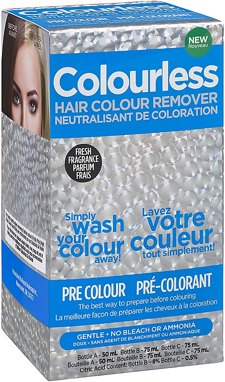 Засіб для видалення фарби з волосся - Colourless Pre Colour Hair Colour Remover — фото N1