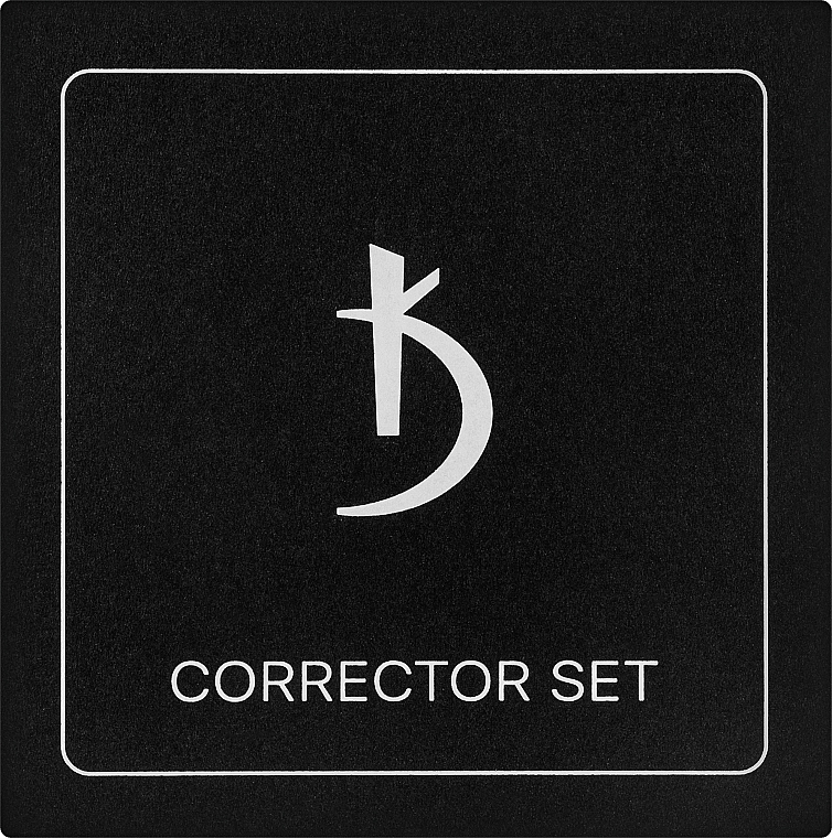 Набір для світло-тіньової корекції обличчя, 4 кольори - Kodi Professional Corrector Set — фото N2