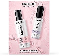 Духи, Парфюмерия, косметика Набор для ухода за волосами - Joko Blend Keratin Therapy (sprey/200ml + fluid/50ml)
