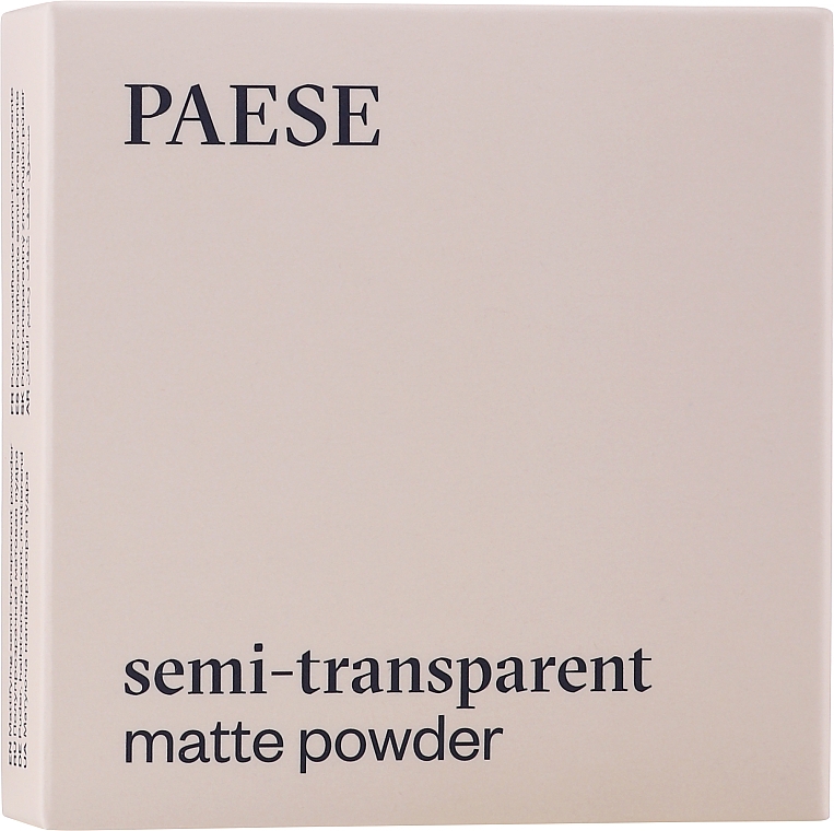 Компактная пудра - Paese Matter Powder Semitransparent — фото N3