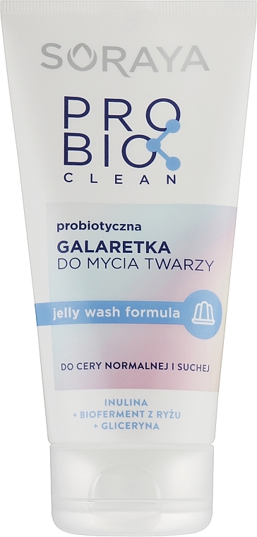 Желе для очищения лица с пробиотиками для нормальной и сухой кожи - Soraya Probio Clean — фото N1