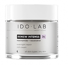 Витализирующий ночной крем против морщин - Idolab Renew Intense Revitalizing Anti-Wrinkle Night Cream — фото N1