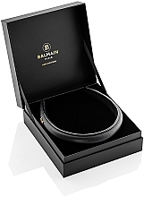 Ободок из обьемной кожи, черный - Balmain Paris Hair Couture Limited Edition Puffed Leather Headband — фото N2