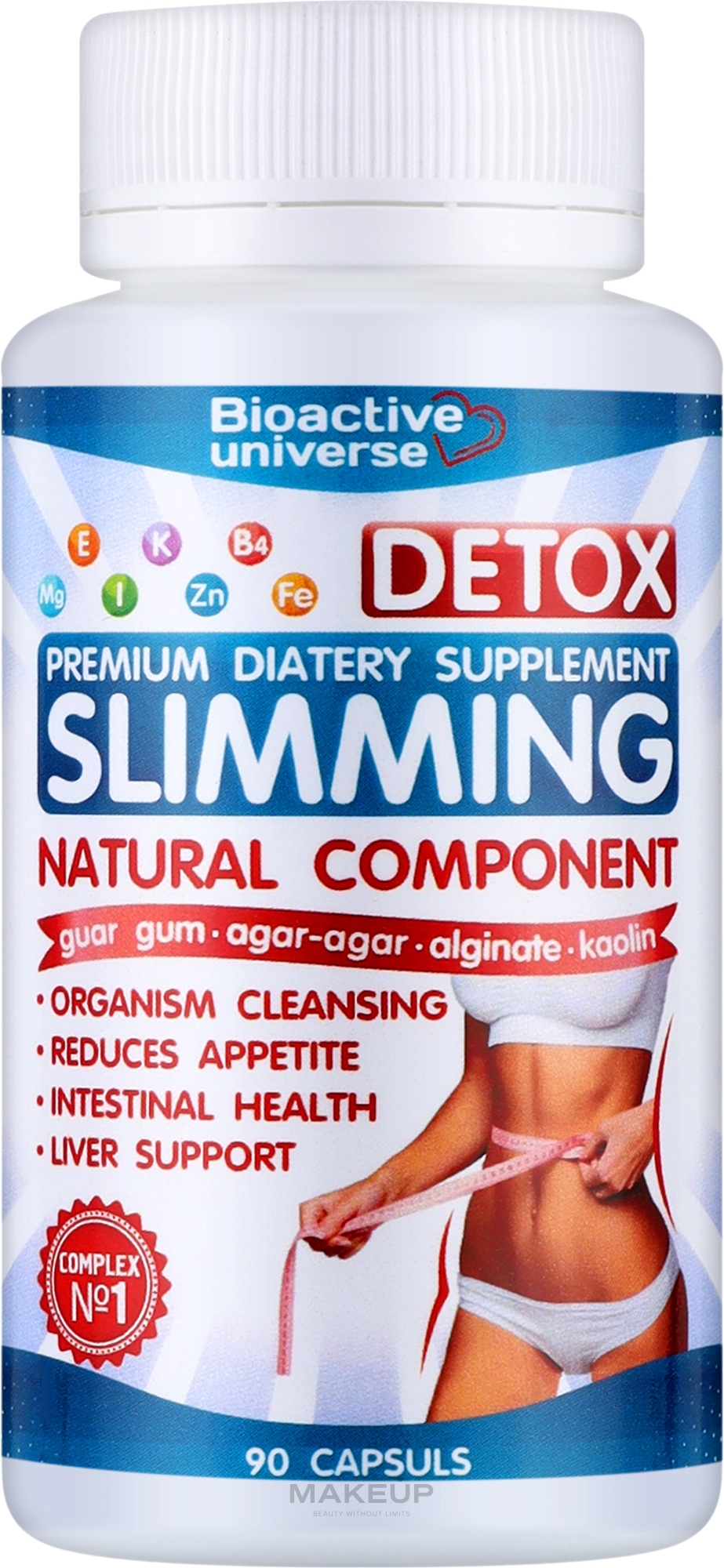 Биоактивная пищевая добавка для похудения Slimming Detox - Bioactive Universe — фото 90шт