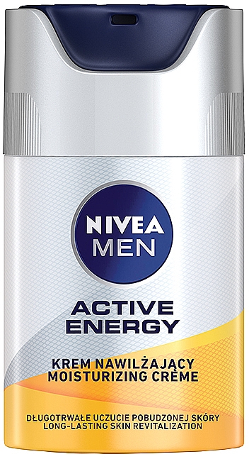 Увлажняющий крем с кофеином для мужчин - NIVEA MEN Active Energy Caffeine Long-lasting Skin Revitalization — фото N2