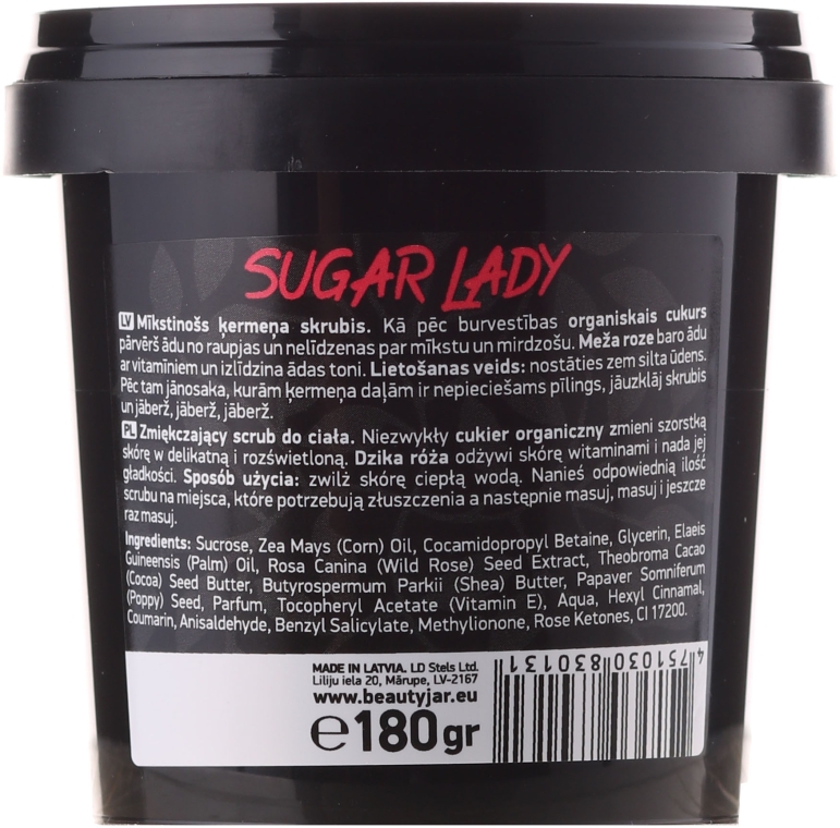 Скраб для тела смягчающий "Sugar Lady" - Beauty Jar Softening Body Scrub — фото N2