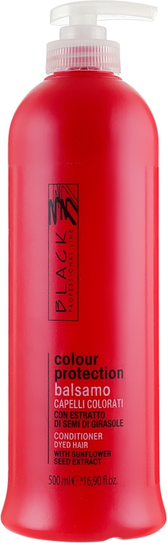 Кондиціонер для захисту кольору з екстрактом соняшнику - Black Professional Colour Protection Conditioner — фото N1