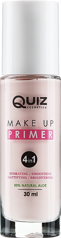 Праймер под макияж 4 в 1 - Quiz Cosmetics Make Up Primer 4 In 1  — фото N1