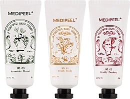 Набір - MEDIPEEL Special Perfumed Hand Care Set (h/cr/30ml*3) — фото N2