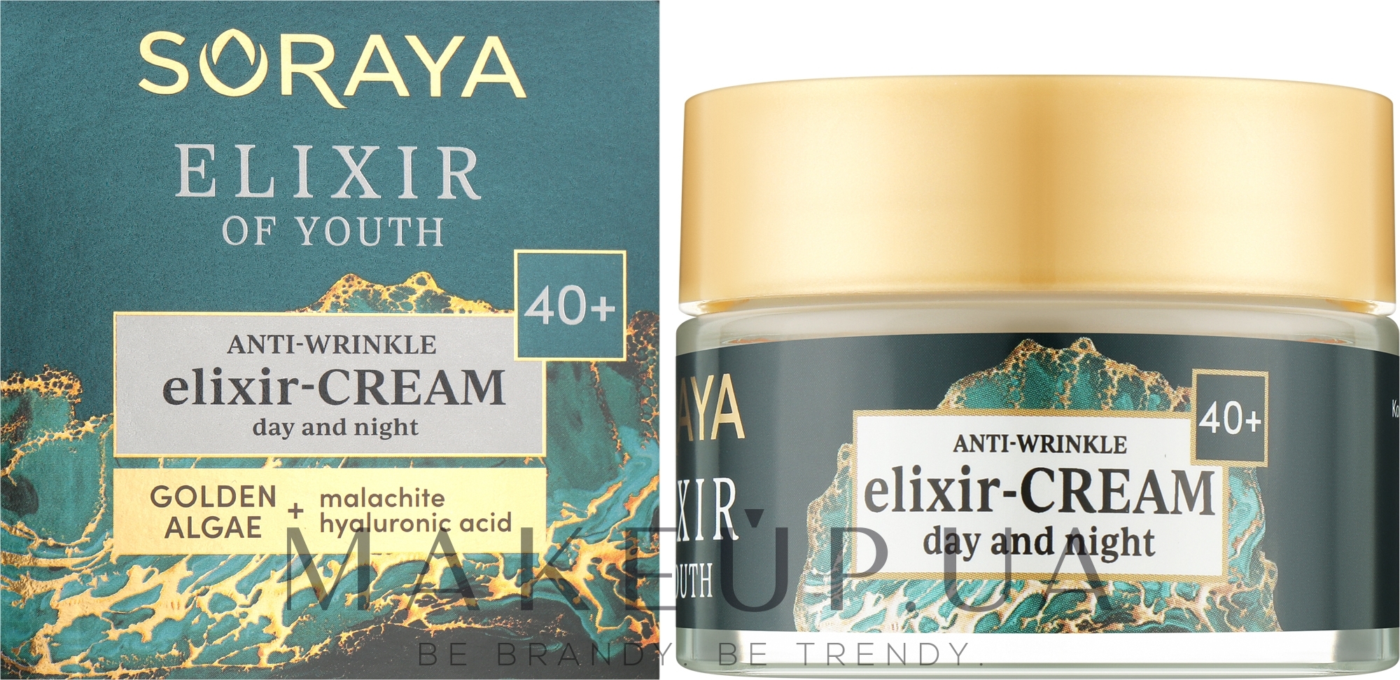 Крем-эликсир против морщин - Soraya Youth Elixir Anti Wrinkle Cream-Elixir 40+ — фото 50ml