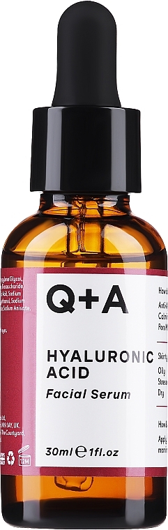 Сыворотка для лица "Гиалуроновая кислота" - Q+A Hyaluronic Acid Facial Serum