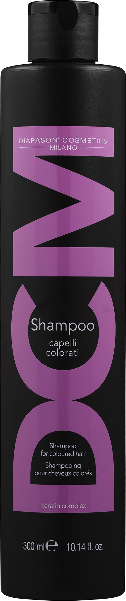 Шампунь для защиты цвета и восстановления окрашенных волос - DCM Keratin Complex Shampoo For Coloured Hair — фото 300ml