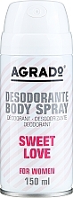 Дезодорант-спрей "Сладкая любовь" - Agrado Sweet Love Deodorant — фото N1