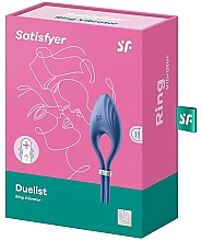 Духи, Парфюмерия, косметика Кольцевой вибратор, синий - Satisfyer Duelist Ring Vibrator